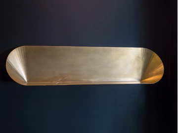 COQUILLAGE BRASS - Powder coated steel wall shelf by VIDAME EDITIONS - view 2